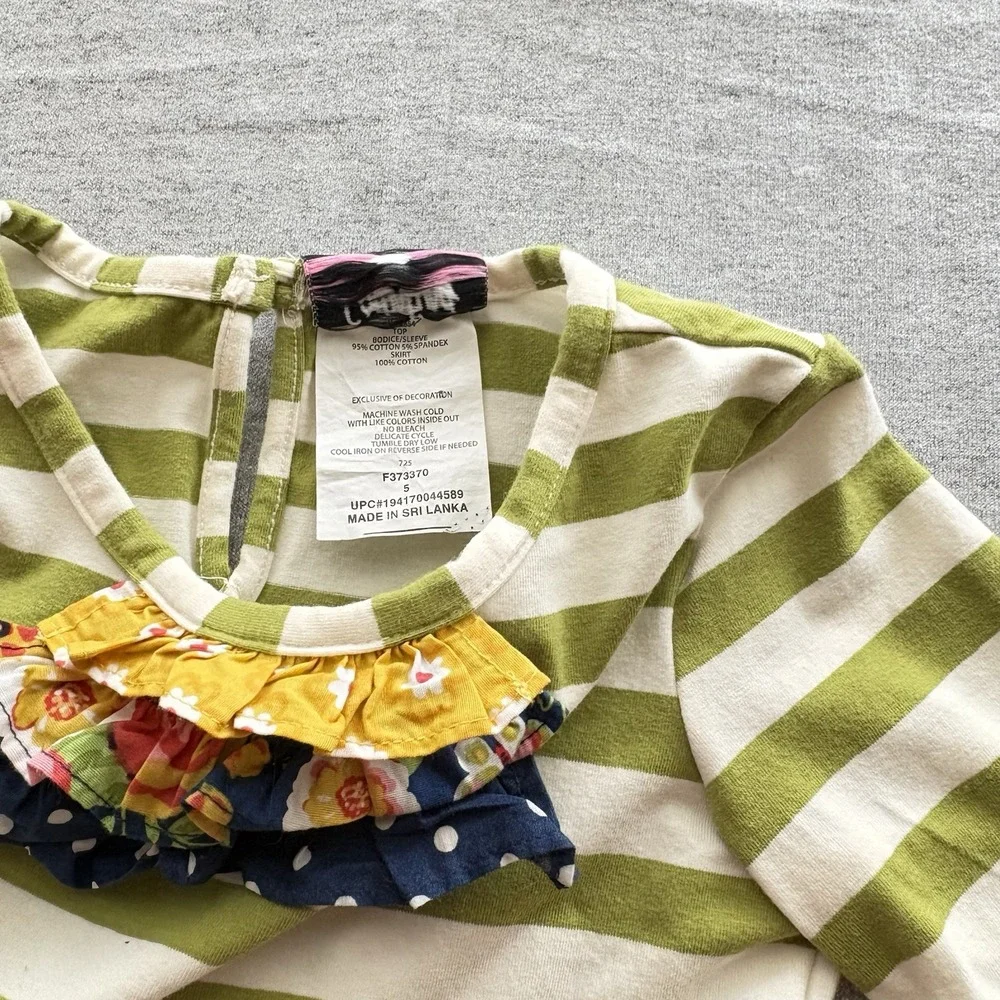 Boutique Counting Daisies Floral Dress Leggings Sz 5