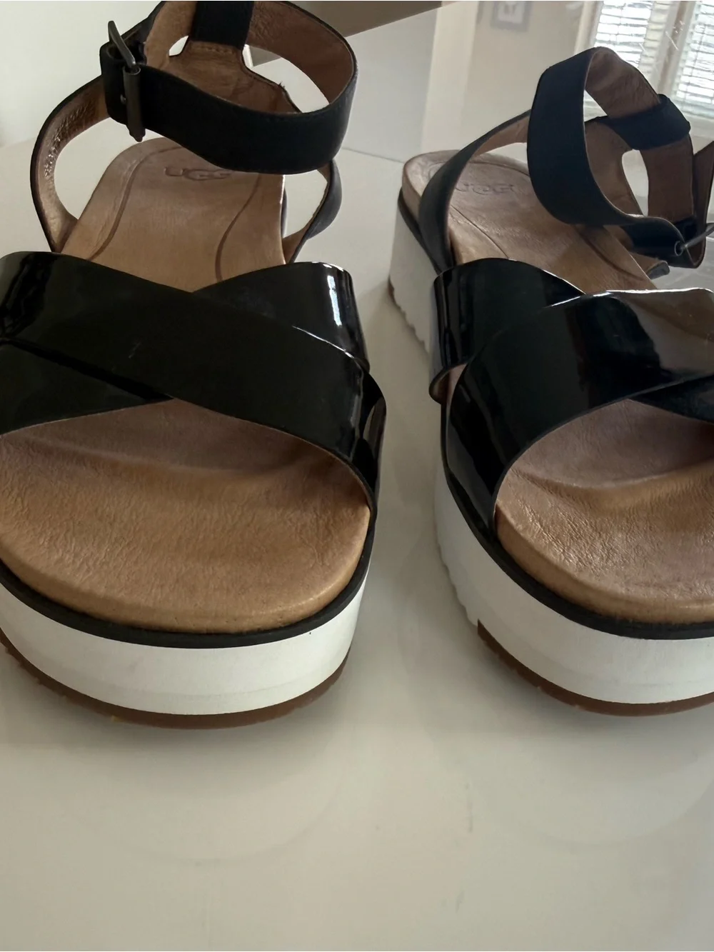 UGG shiny patent