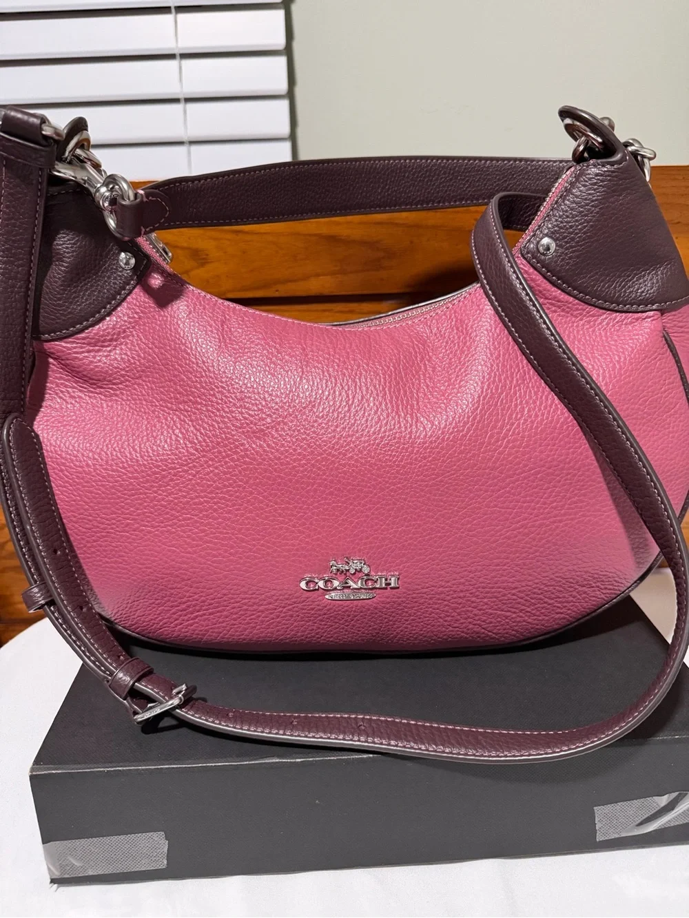 Coach pebbled leather