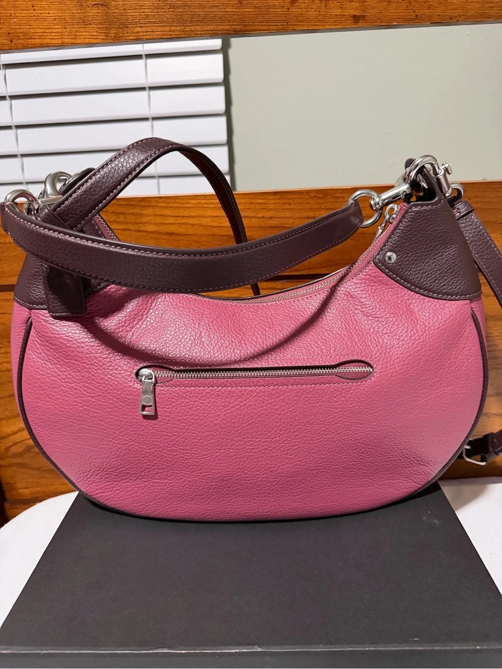 Coach pebbled leather