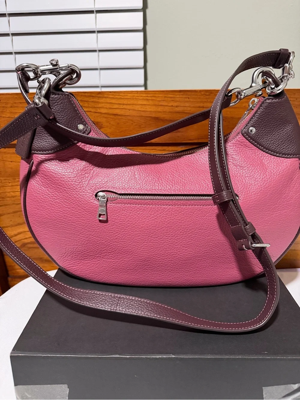 Coach pebbled leather