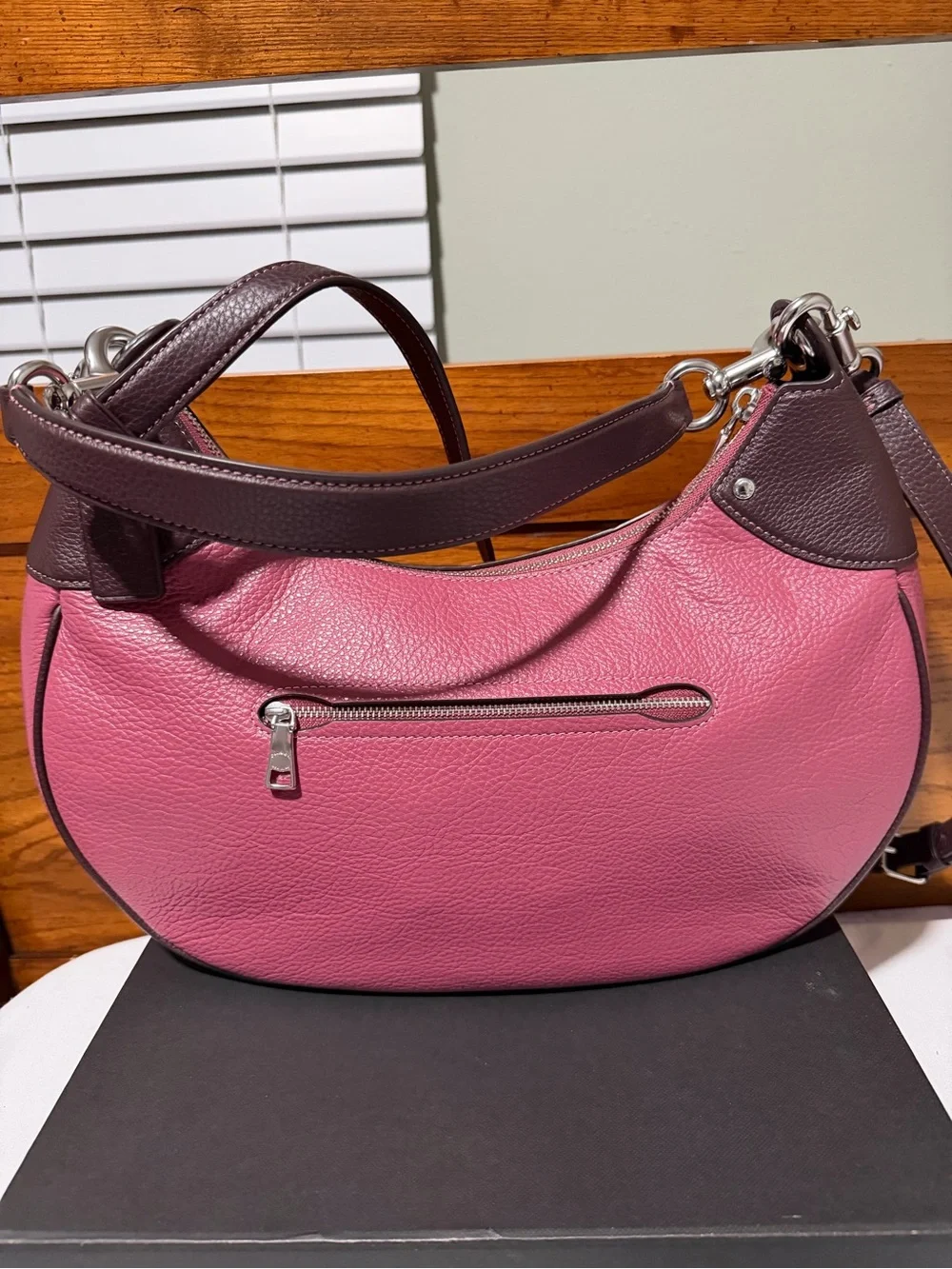 Coach pebbled leather