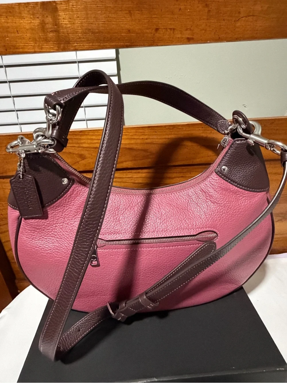 Coach pebbled leather