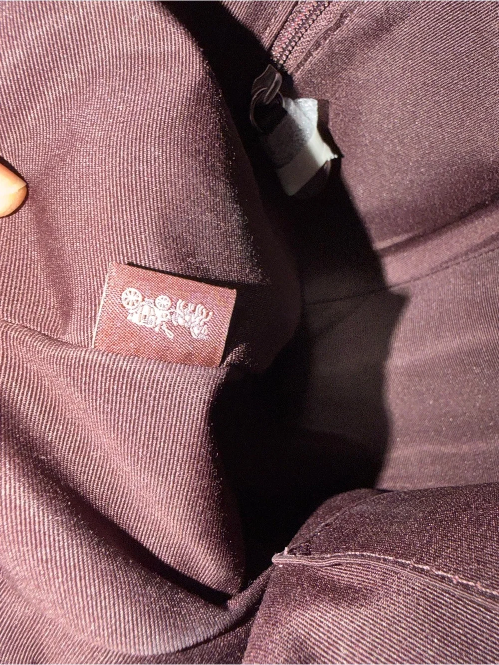Coach pebbled leather
