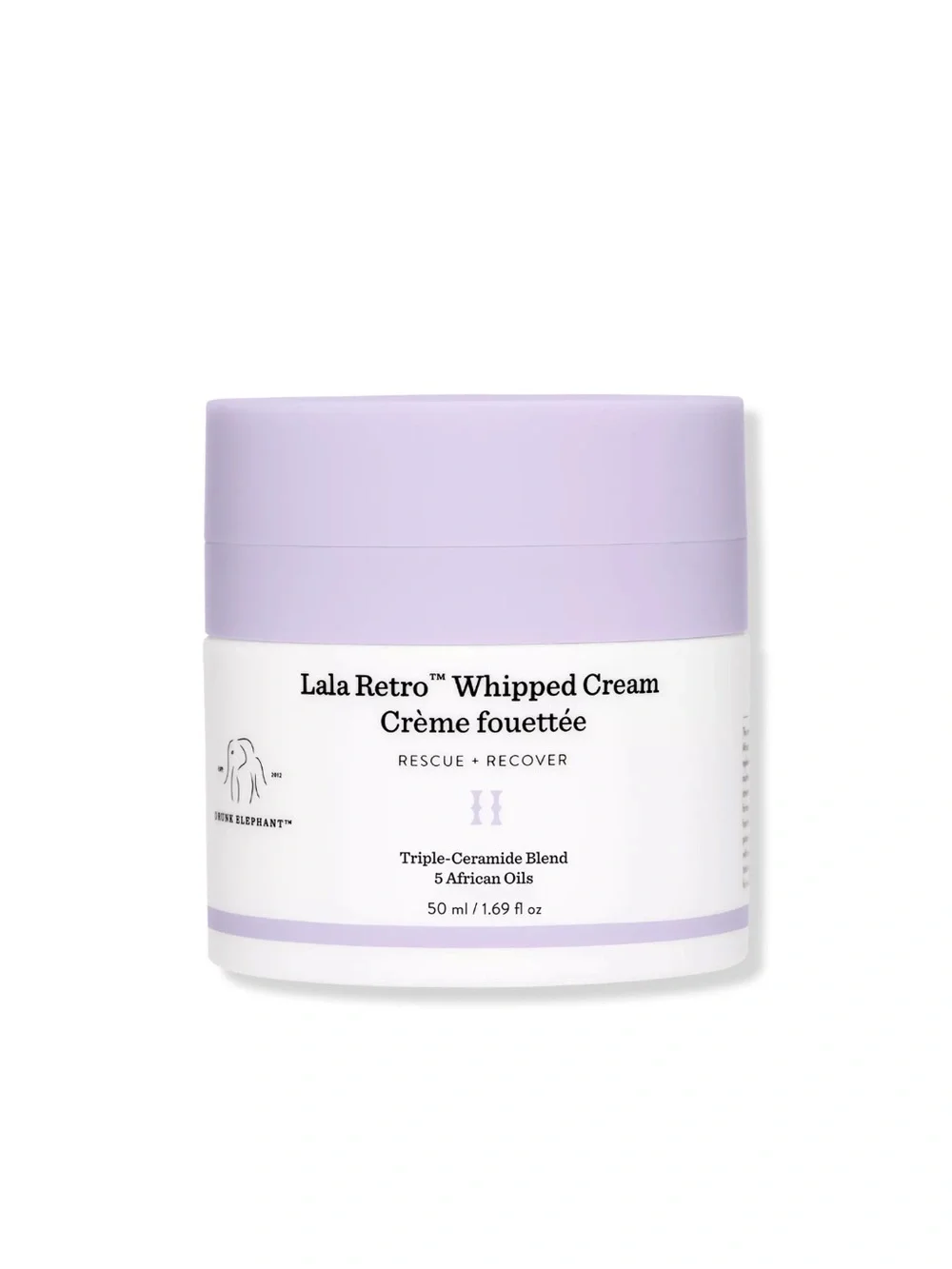 Drunk Elephant Lala Retro whipped cream moisturizer