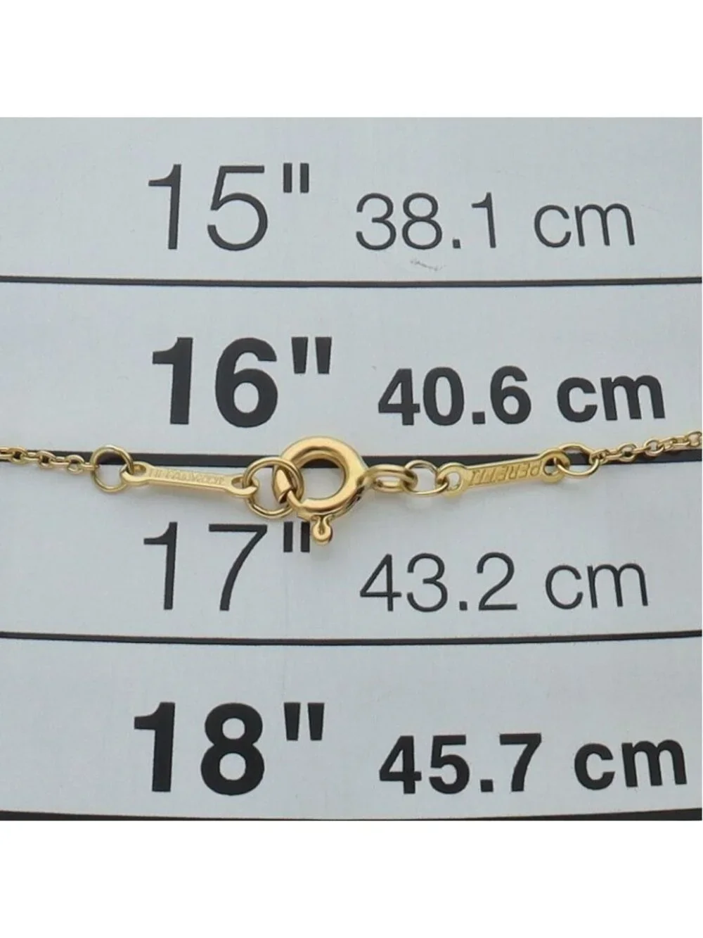 Tiffany & Co by the Yard Diamond Necklace Yellow Gold