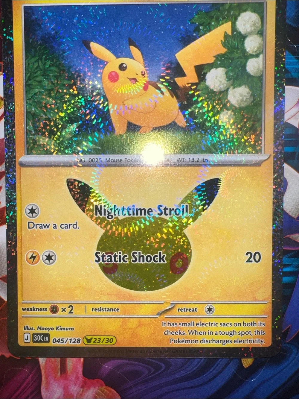 Pokemon attack details foil