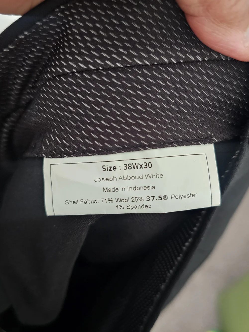 Joseph Abboud sleek black