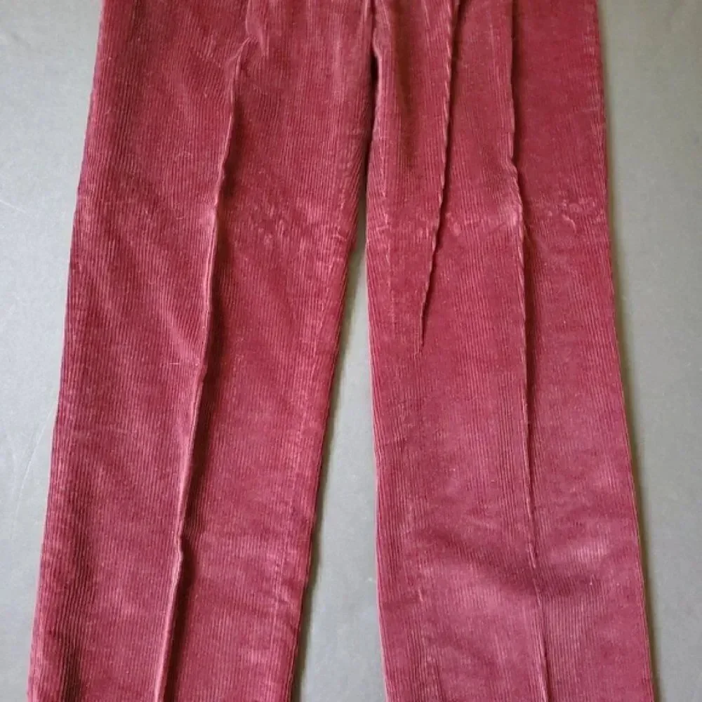 Preswick and Moore maroon corduroy pants