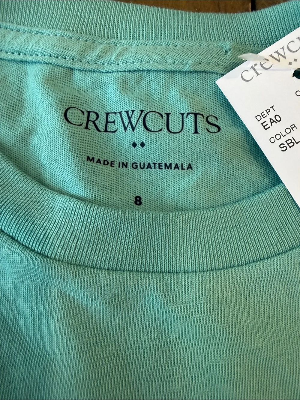 Crewcuts nwt seafoam