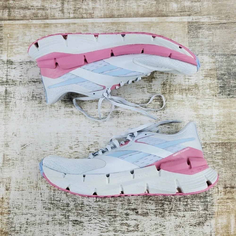 Reebok Floatzig Symmetros Womens Shoes Sz 11 Running Dusty Rose Blue Sneakers