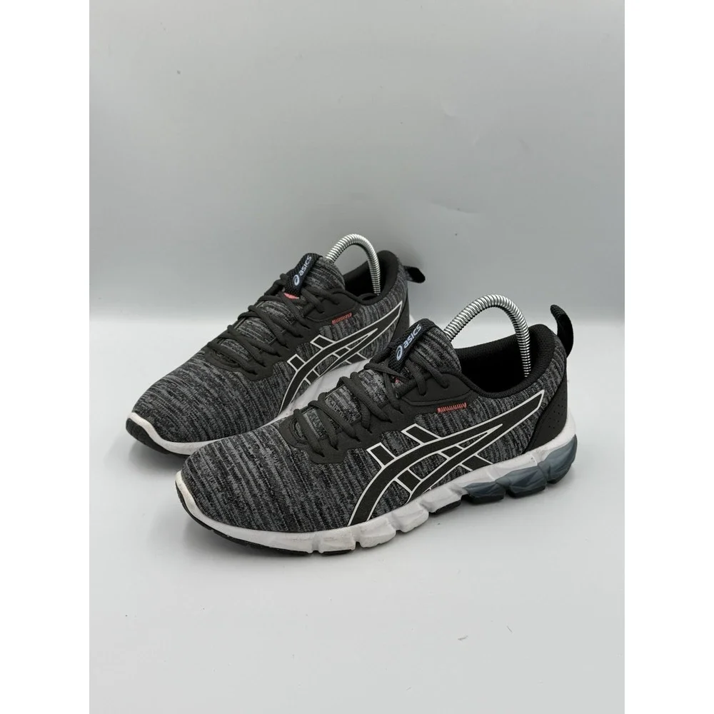 ASICS Gel-Quantum 90 Athletic Running Shoes Women's 9 Gray Black Lace Comfort