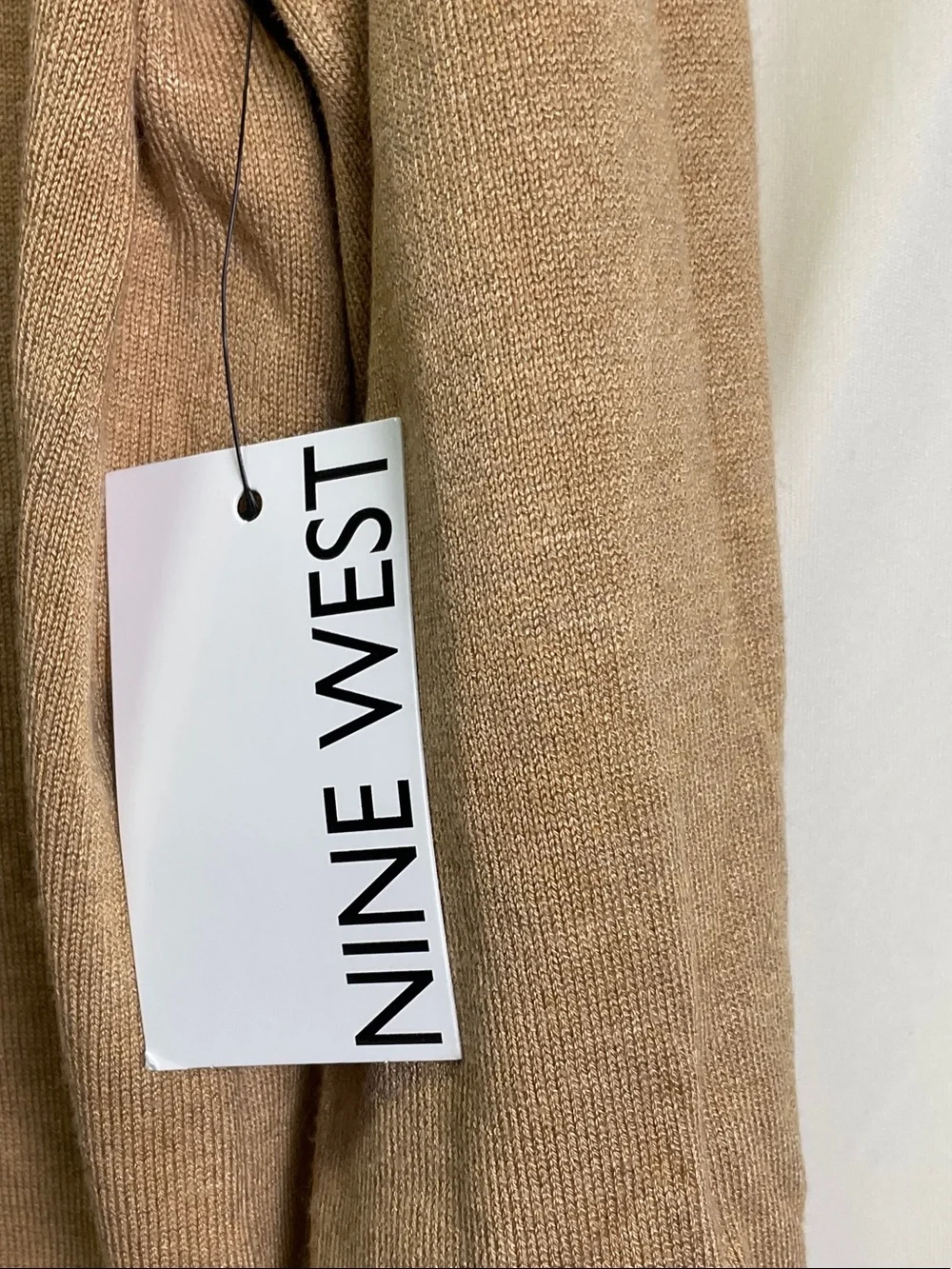 Nine West Men's Camel/Tan Turtleneck Sweater