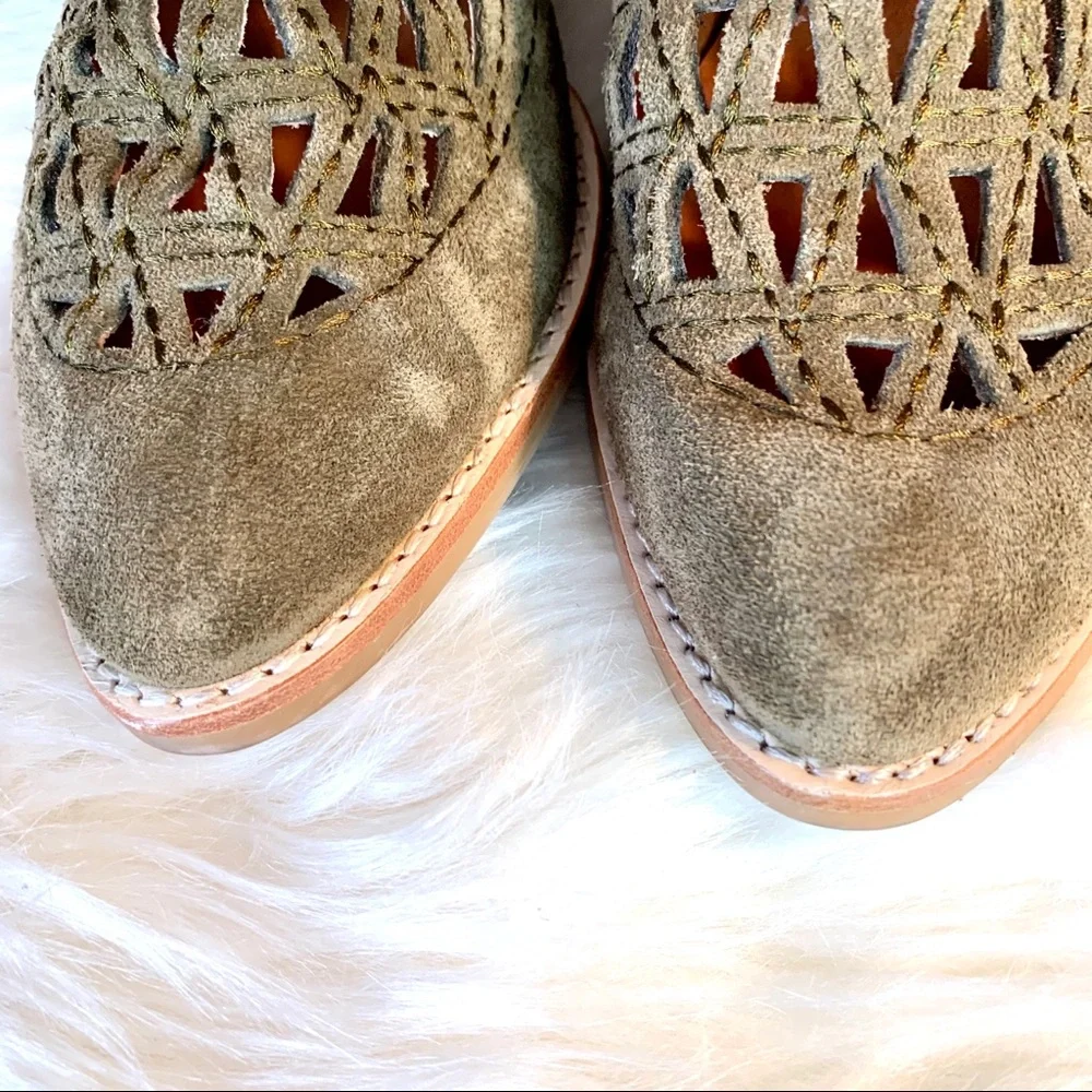 Jeffrey Campbell olive suede