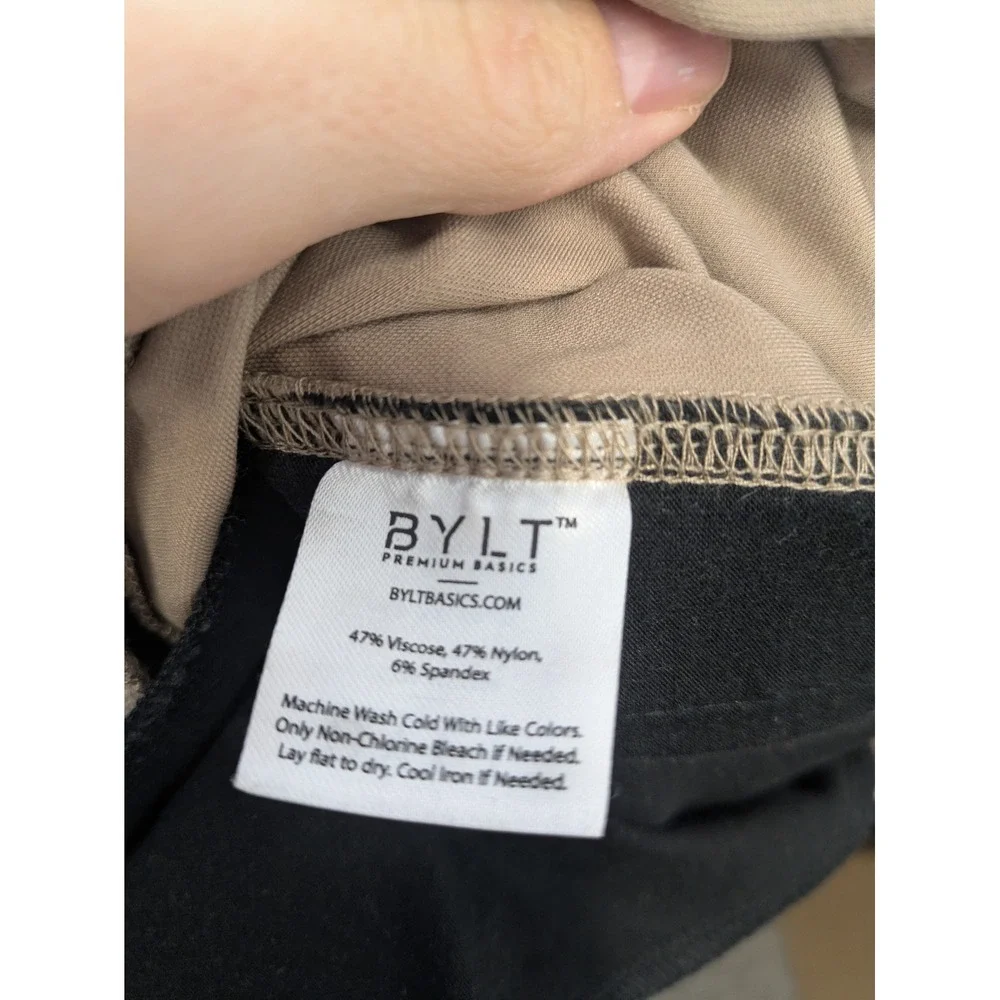 BYLT Premium Basics Elite+ Jogger Mens‎ Medium Khaki Tan Athletic Pants M