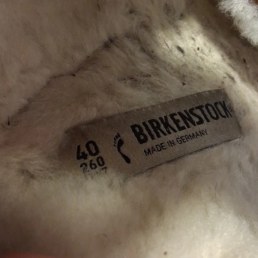 Birkenstock suede fur