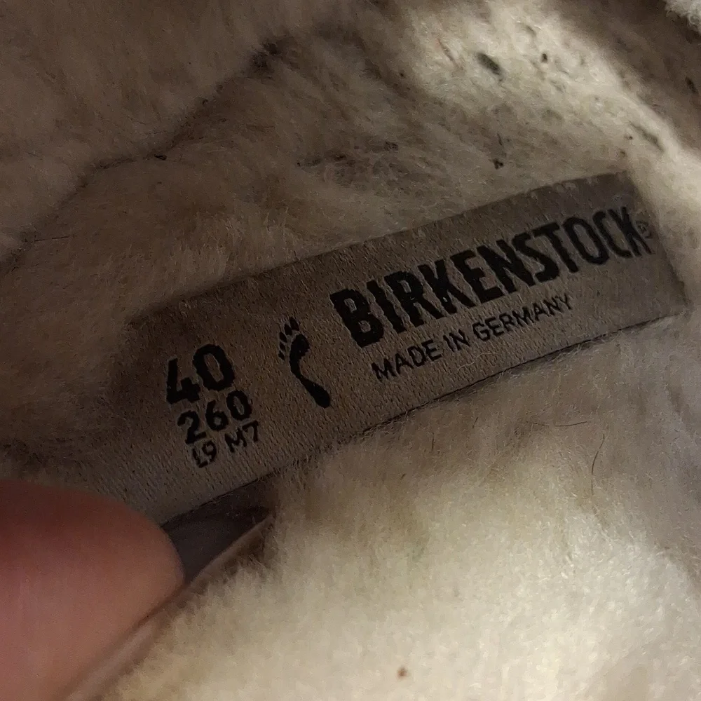 Birkenstock suede fur