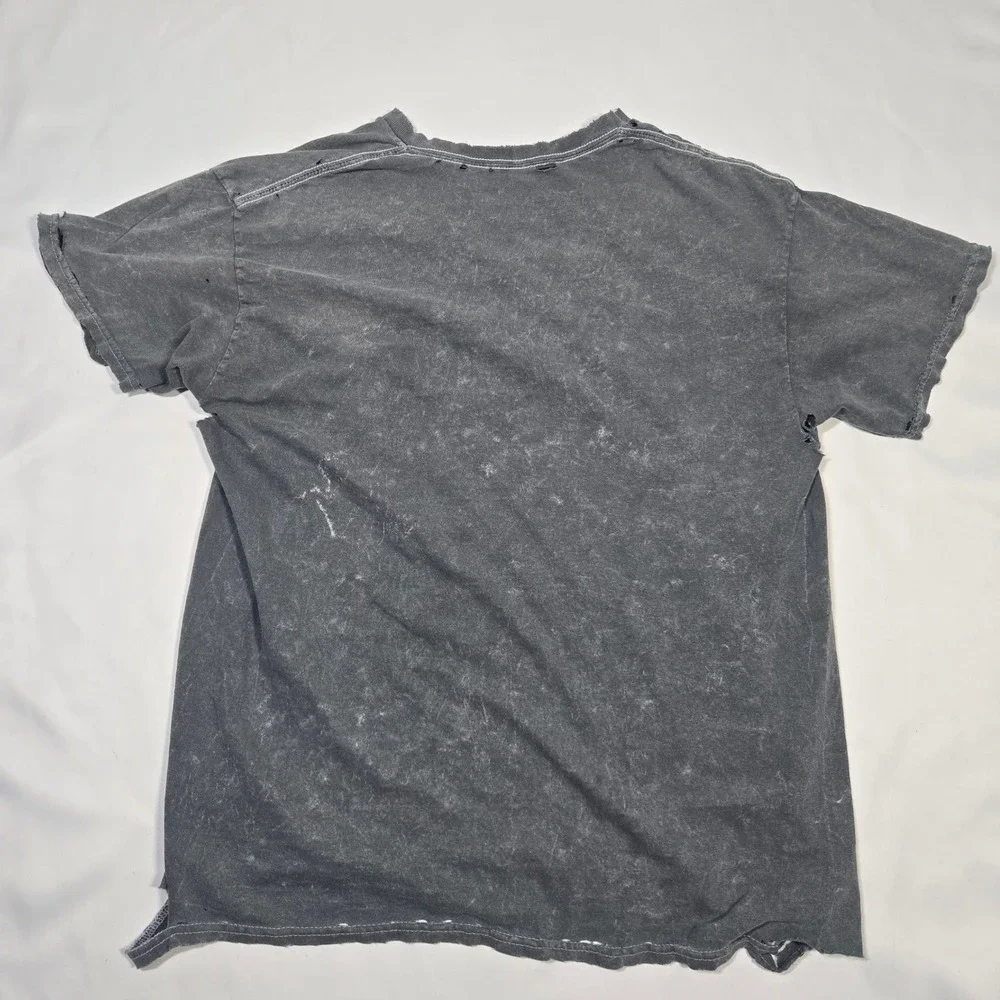 Sublime Sun Graphic T Shirt L Thrashed Distressed Acid Wash Band Tee Grunge Rock
