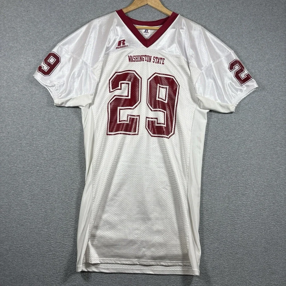 VTG 90s Russell Athletic Washington State Cougars Jersey XL USA Made Maddox 29