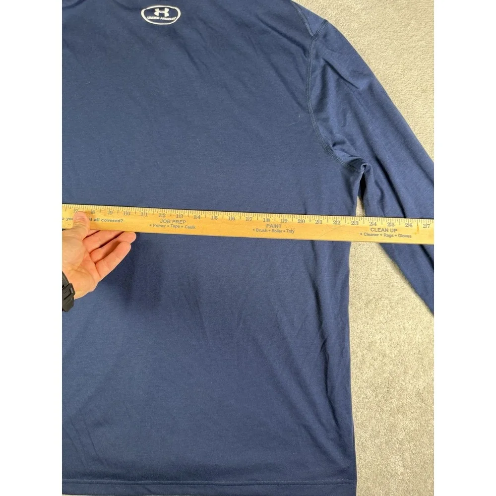 Under Armour Tactical 1/4 Zip Mens Size XL Navy Blue Performance Pullover Loose