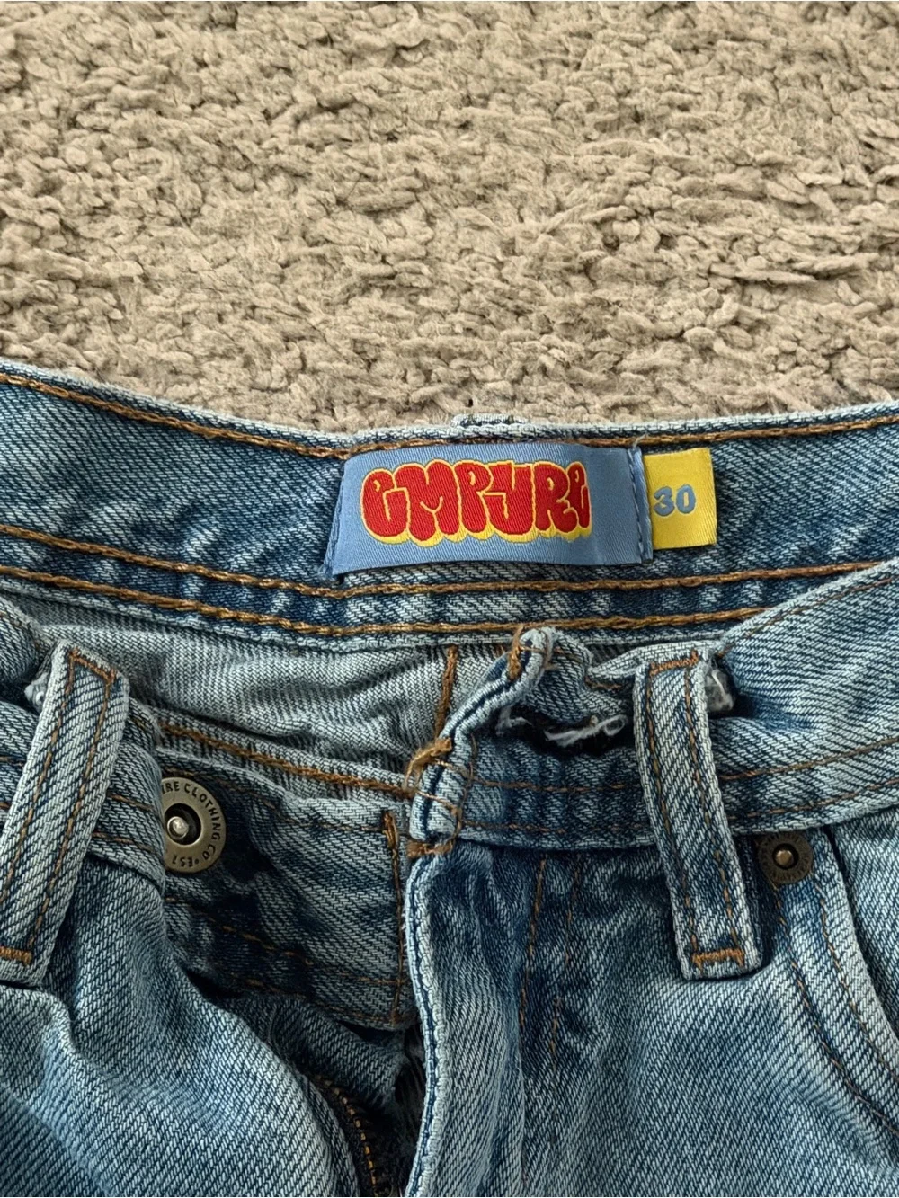 Empyre Denim Blue Men's Jorts 30