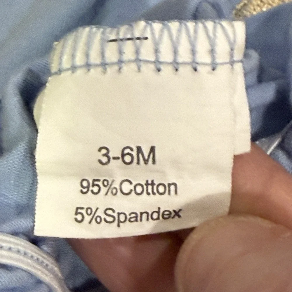 Magnolia Smocking Company Bubble Romper 3-6M Puppies Pumpkins Fall Gingham