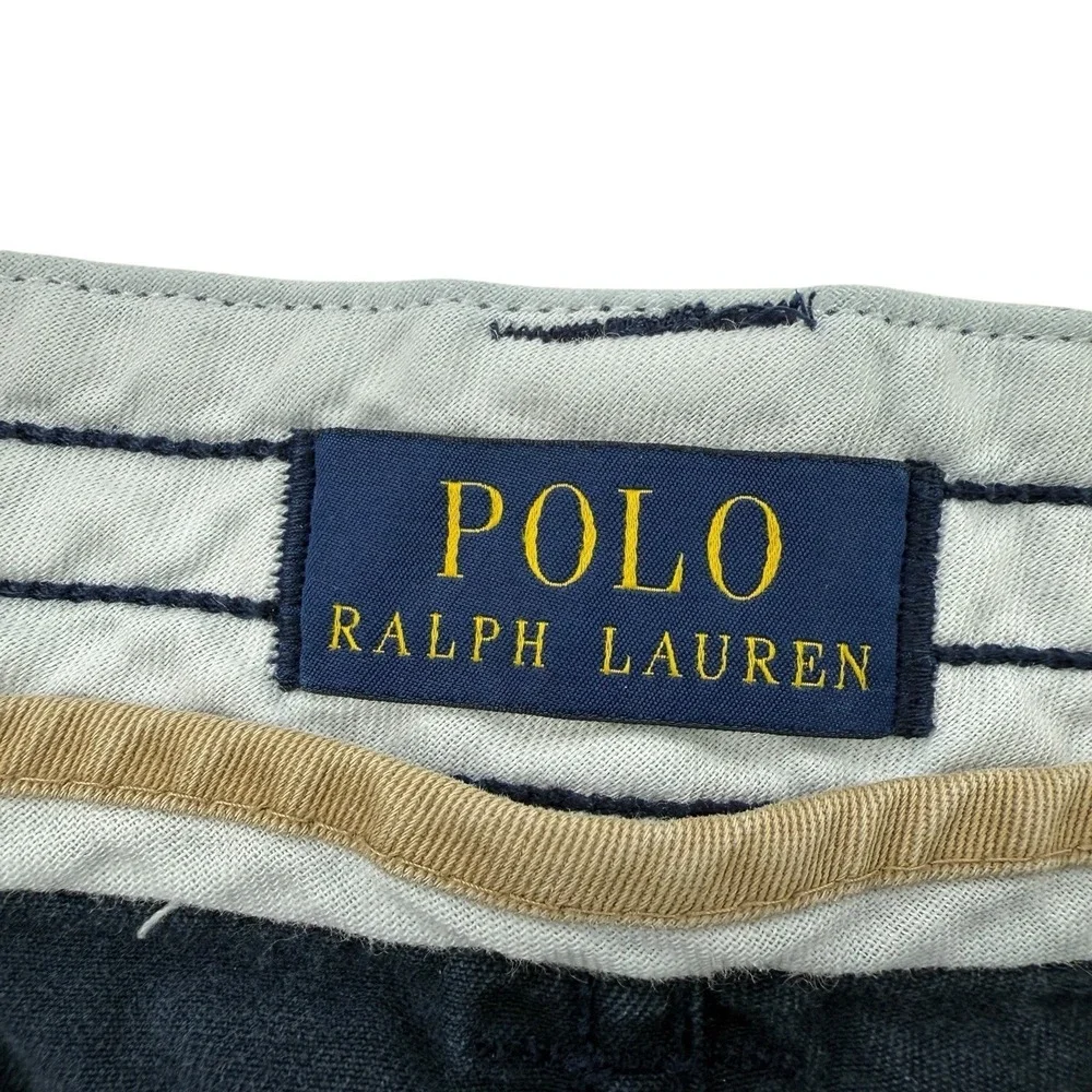 Polo Ralph Lauren‎ Blue Cotton Cargo Shorts Men's Size 35x9.5