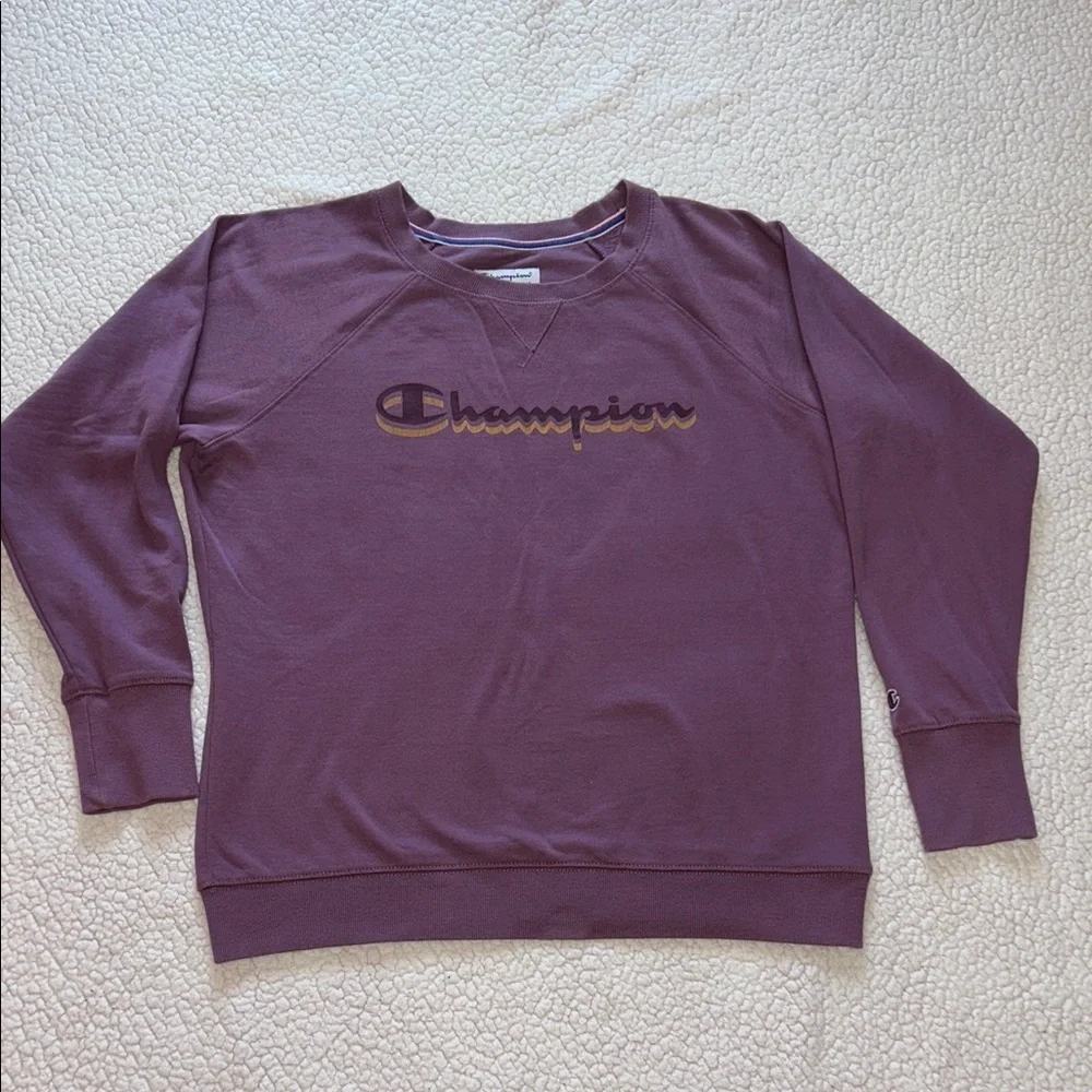 Champion Purple Crew Neck Sweater