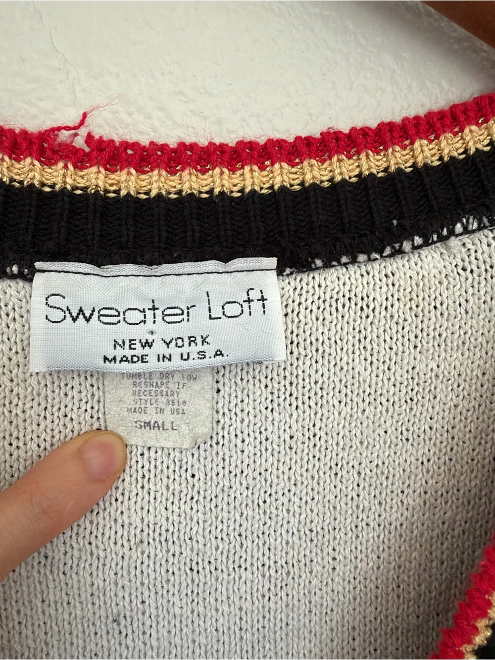 Vintage Sweater Loft Small Christmas Snowman Cardigan