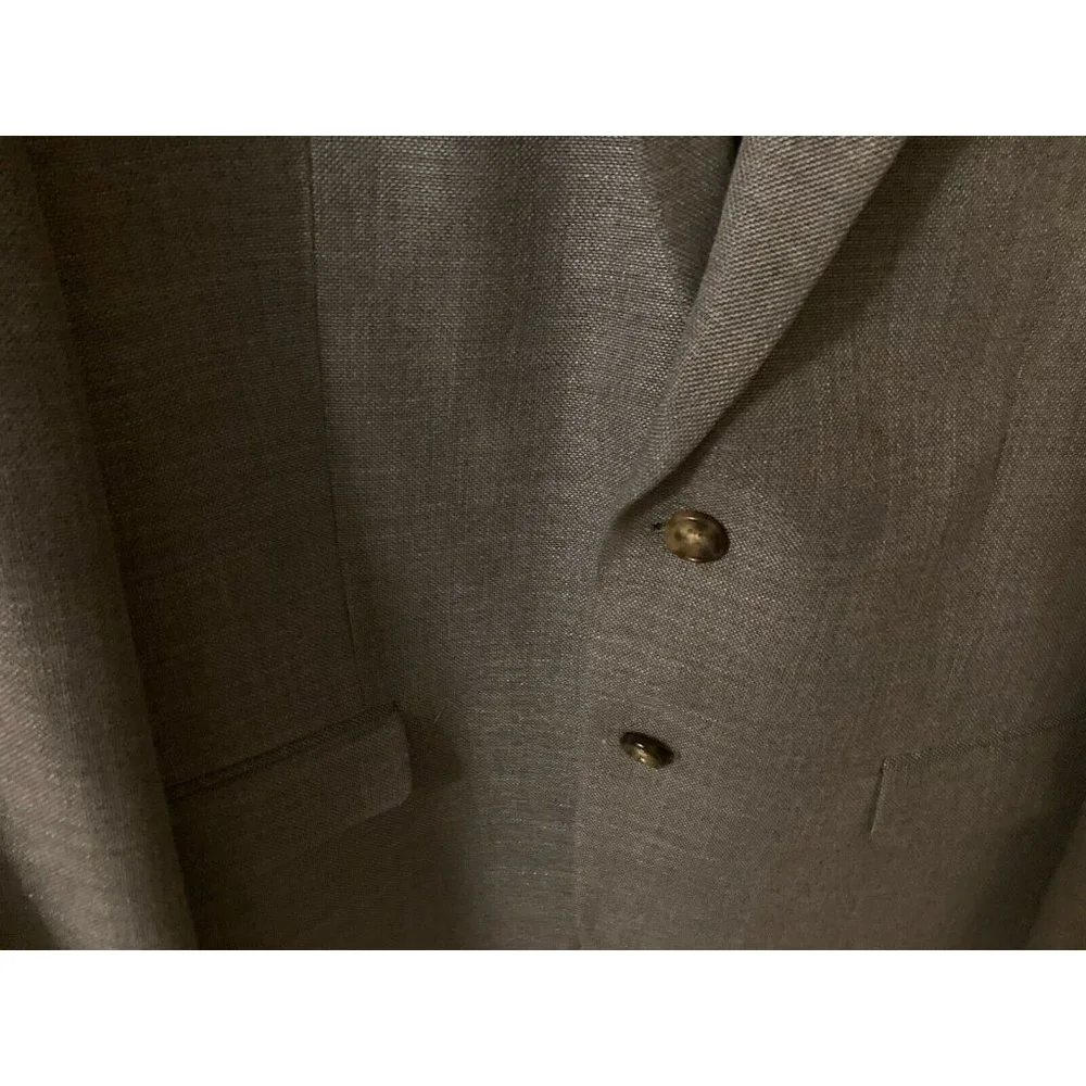 Ralph Lauren Lauren Gray Men's Two Button Blazer 42S Polyester Classic