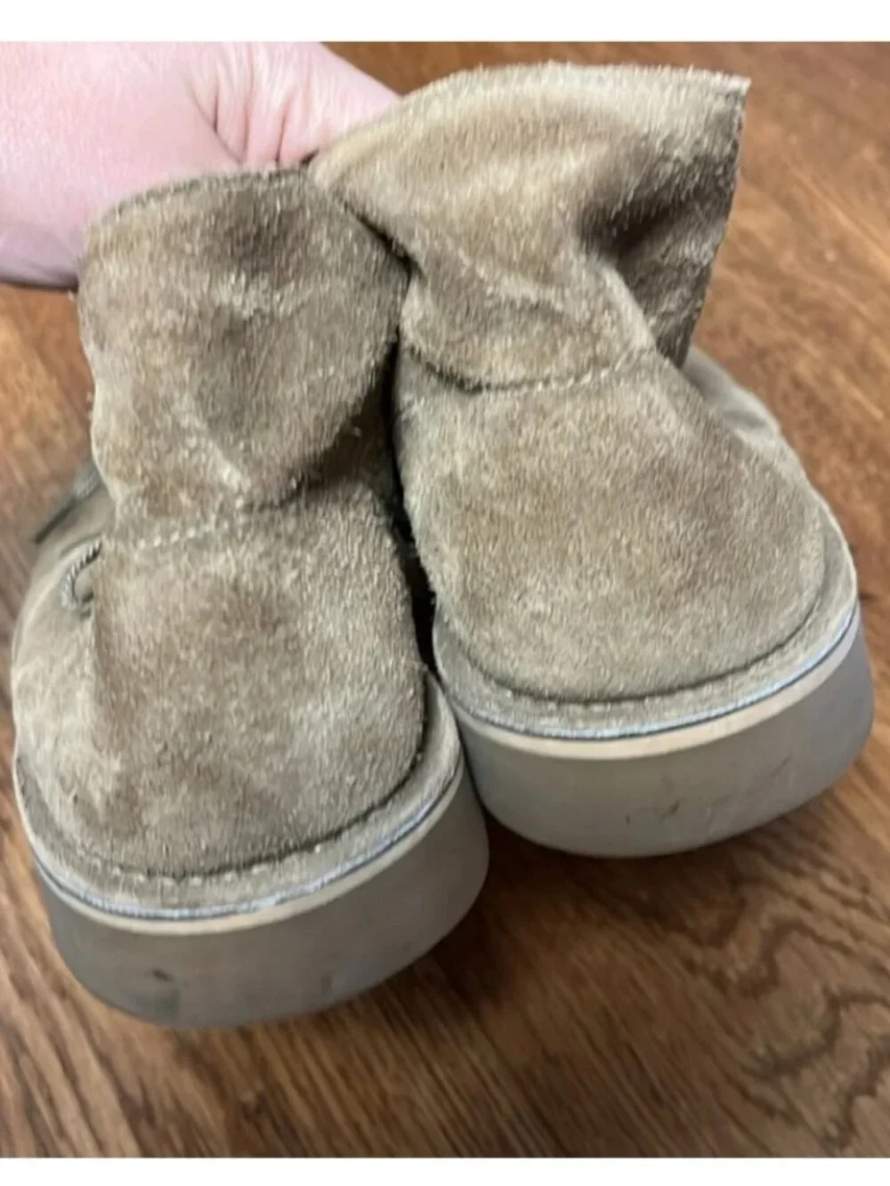 Clarks Desert Boots Men's Suede Taupe Size 11 Ortholite