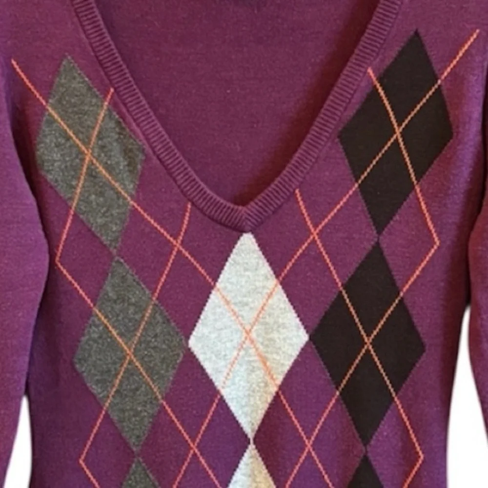 Vintage stylish purple