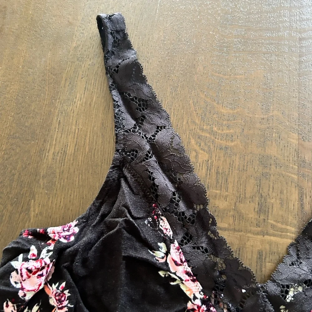 Free People cut red slight