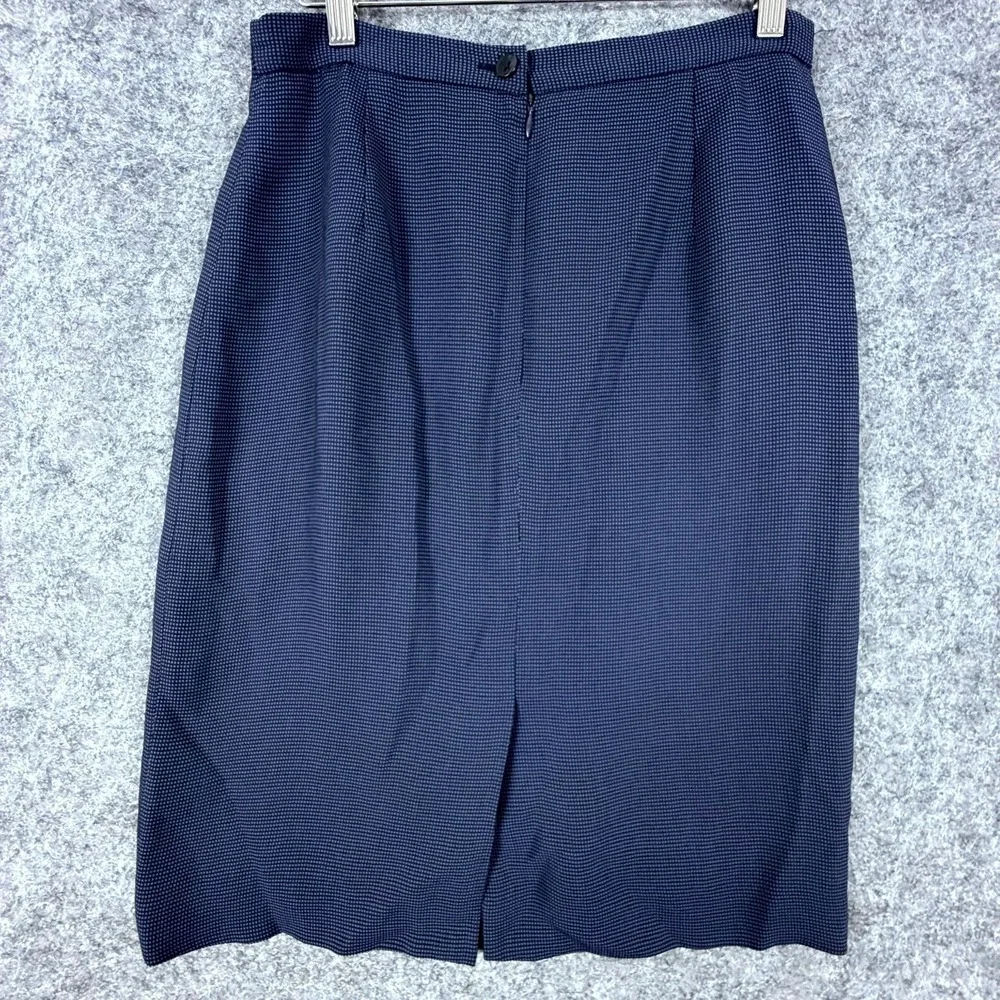 Vintage Garfield &‎ Marks Skirt Womens 6 Blue Office Chic Pencil Classic Capsule