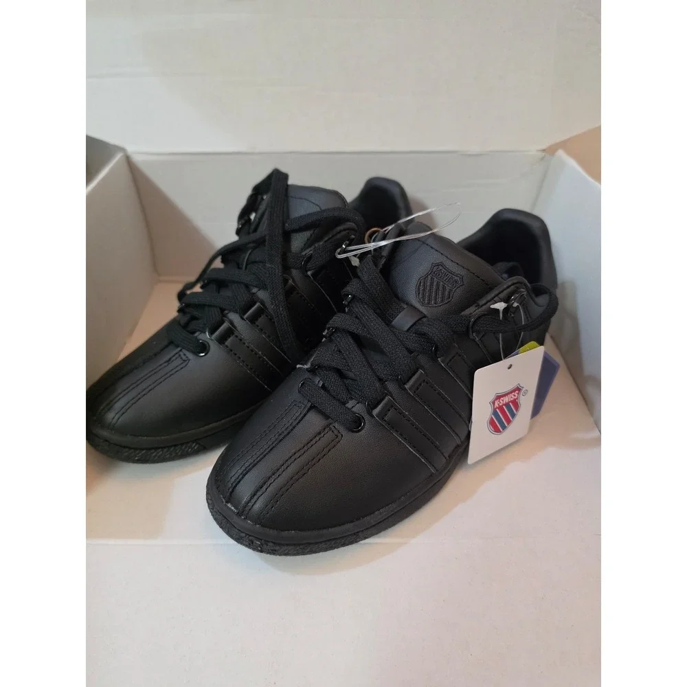 K-Swiss Women's Classic VN Sneaker Black/Black Size 6.5 NWT