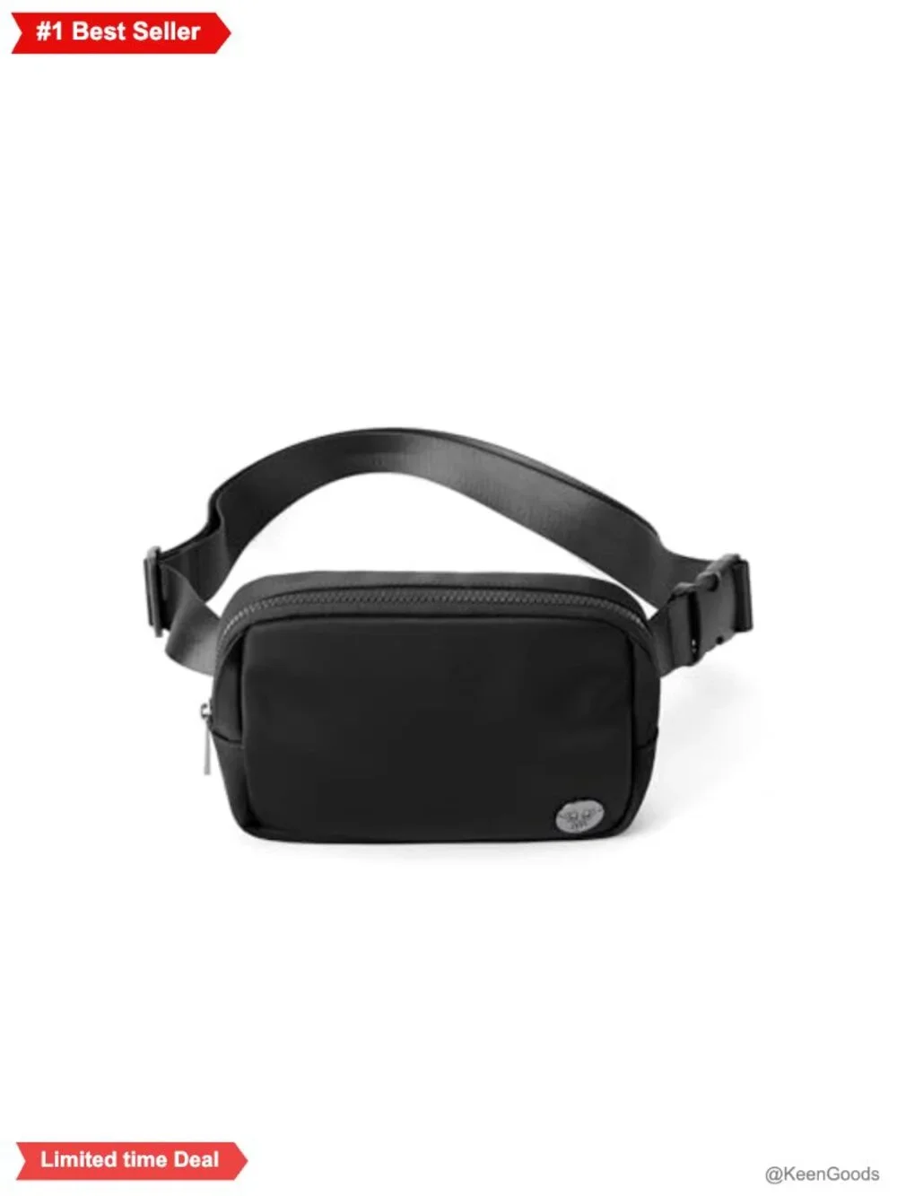 Nylon Fanny Pack Belt Bag Adjustable Strap Crossbody Waist Pack