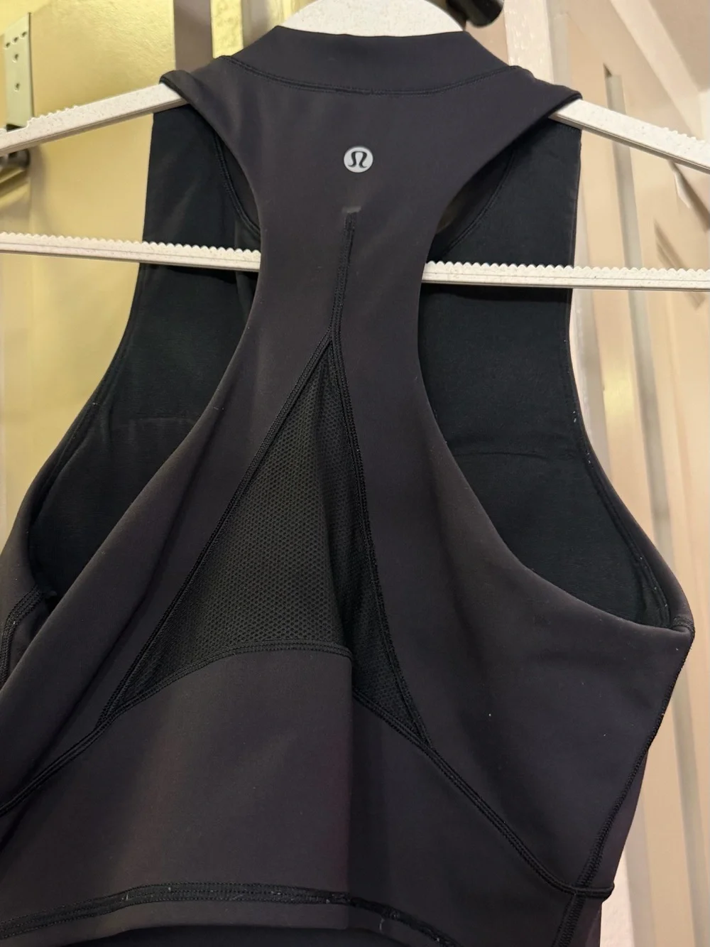 lululemon athletica Black Mock Neck Sleeveless Tank