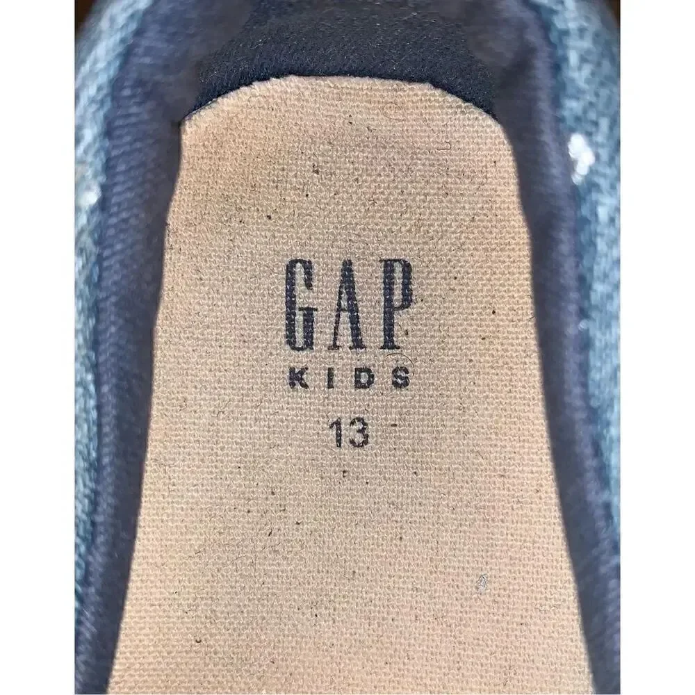 Gap Chambray Polka Dot Slip-On Shoes