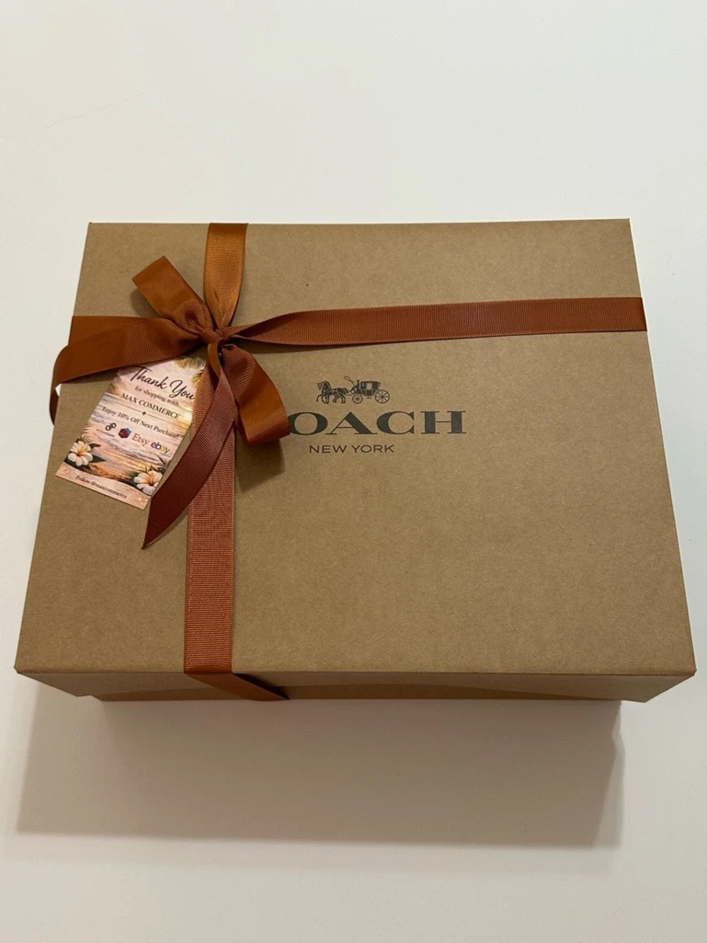 COACH MINI TOTE BAG SIGNATURE JACQUARD CROSSBODY NEW WITH BOX GIFT READY