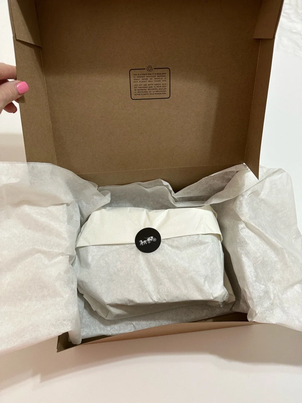 COACH MINI TOTE BAG SIGNATURE JACQUARD CROSSBODY NEW WITH BOX GIFT READY