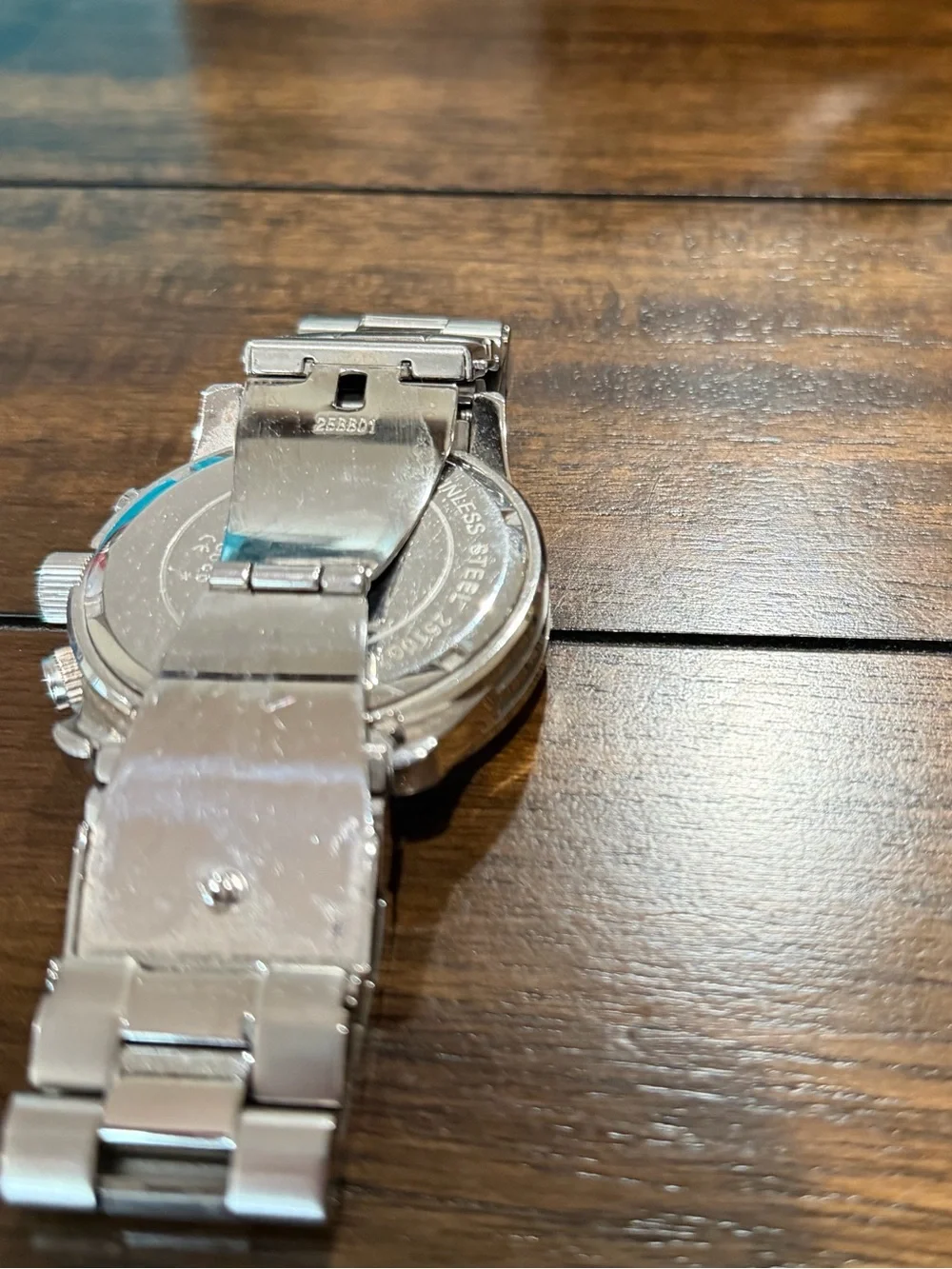 Michael Kors Silver-Tone Men's Chronograph Bracelet Watch