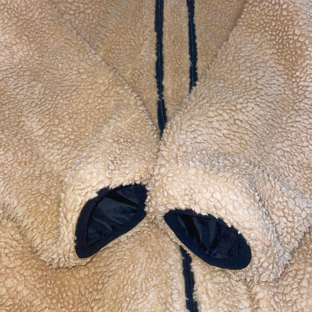 Kutir Men's Fleece Jacket, Beige, L, Fluffy, Lined Outerwear