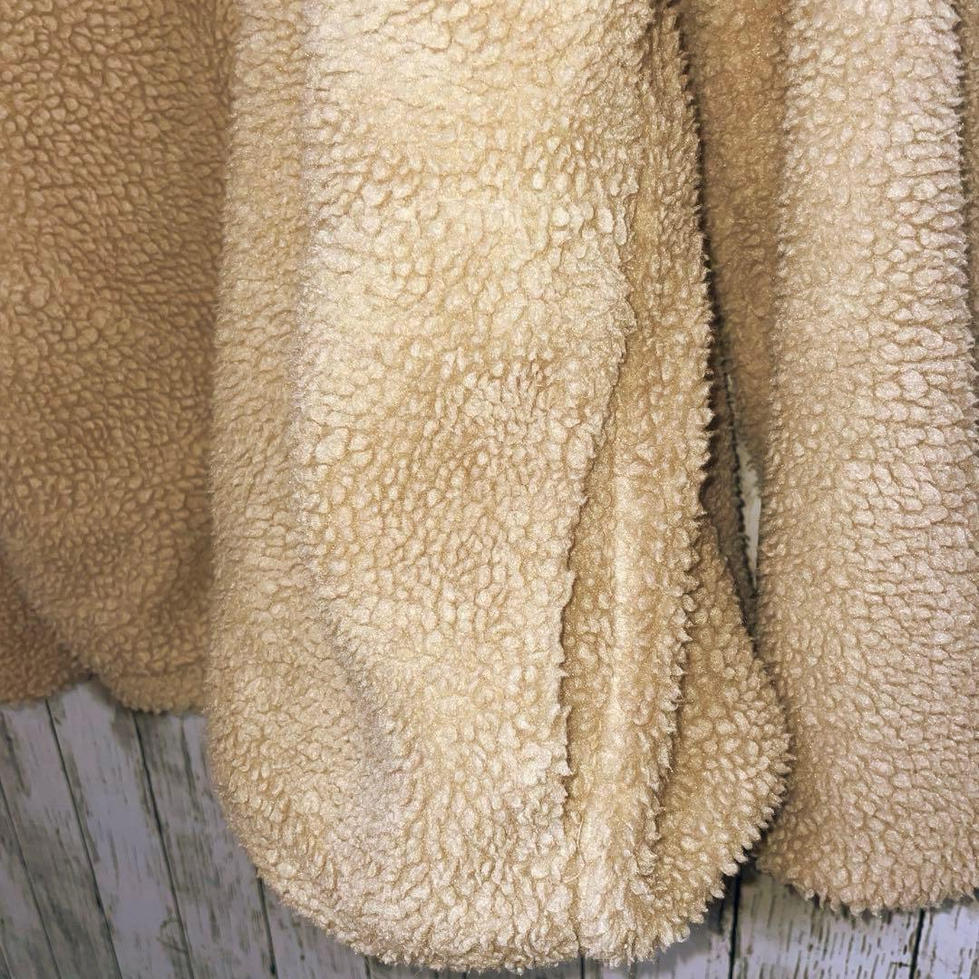Kutir Men's Fleece Jacket, Beige, L, Fluffy, Lined Outerwear