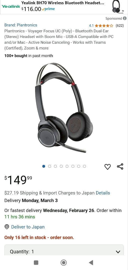 Plantronics Voyager Focus