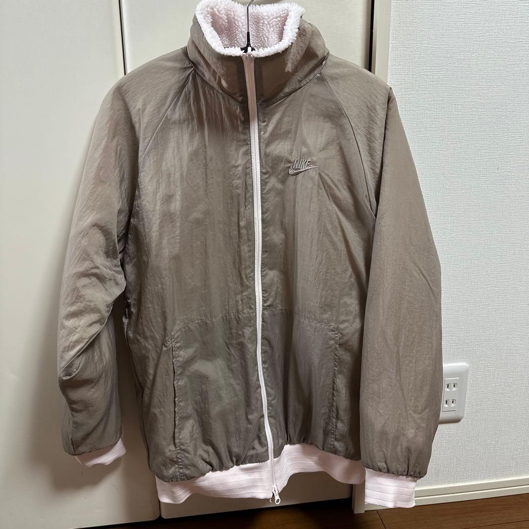 Popular NIKE Nike Reversible Big Swoosh Boa Fleece Jacket M