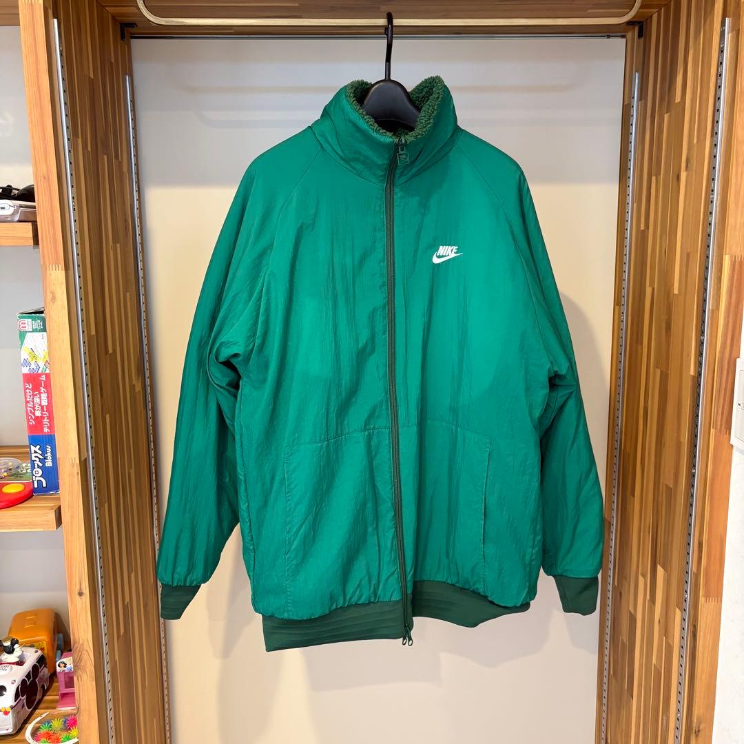 Nike Fleece Jacket Green/White