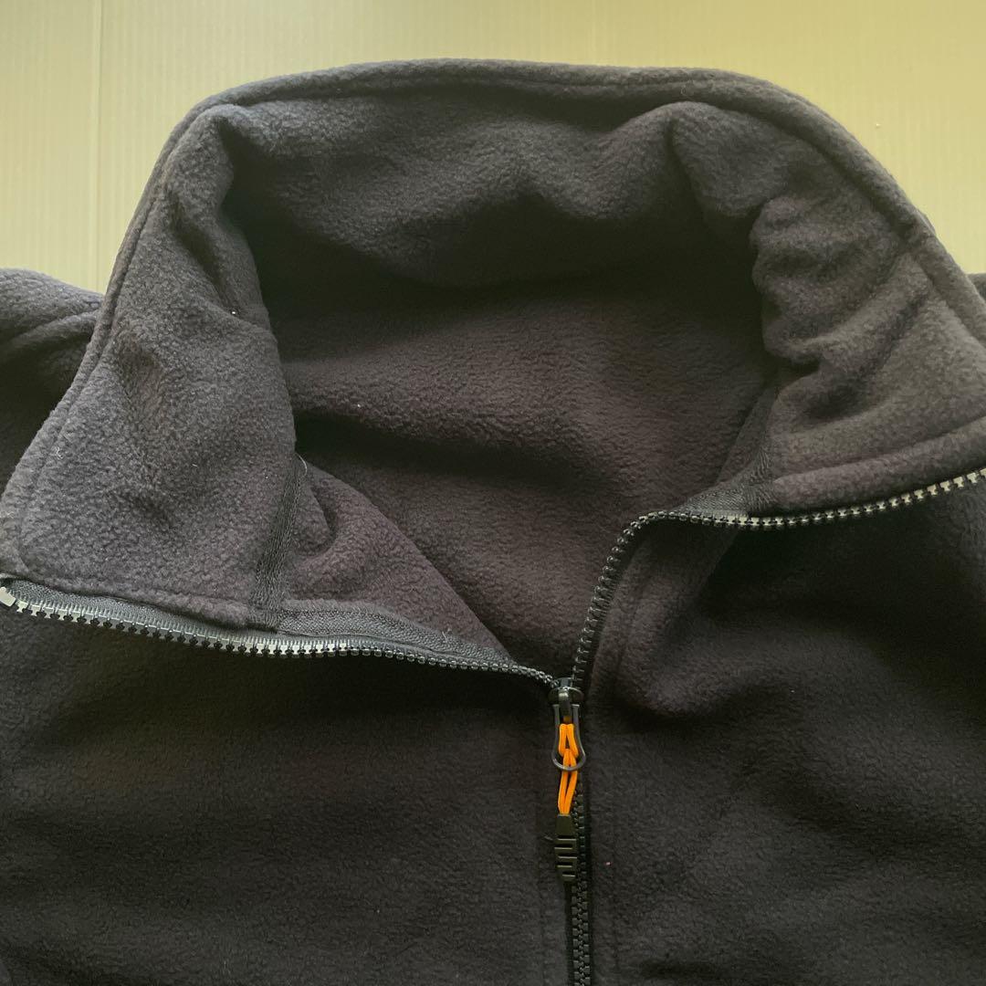 Men's Full Zip Fleece-Lined Jacket, Navy, Size M, Fluffy