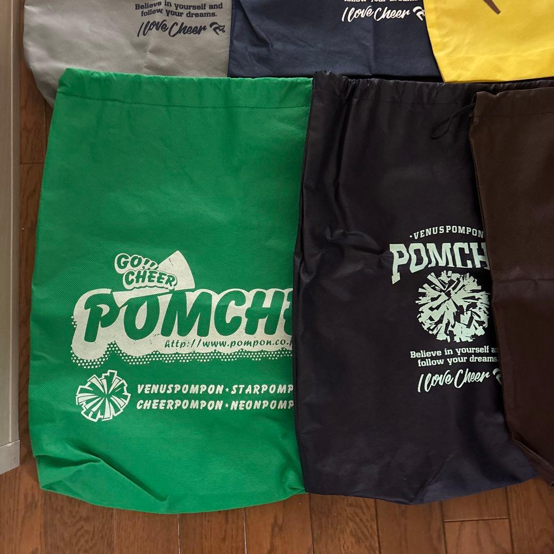 POMCHE Cheerleading Pom Bag 6-Piece Set