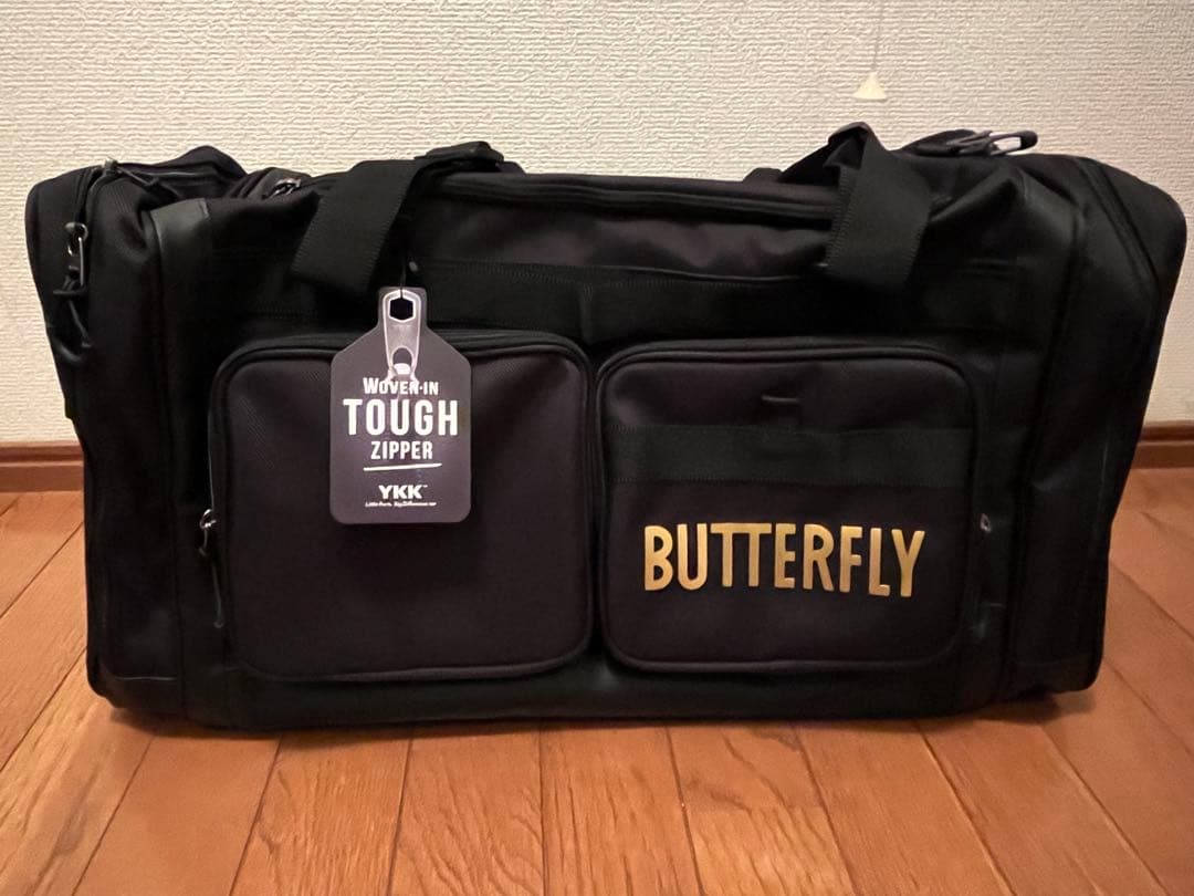 Super Cheap New BUTTERFLY Table Tennis Bag Black YKK Fuji Zipper