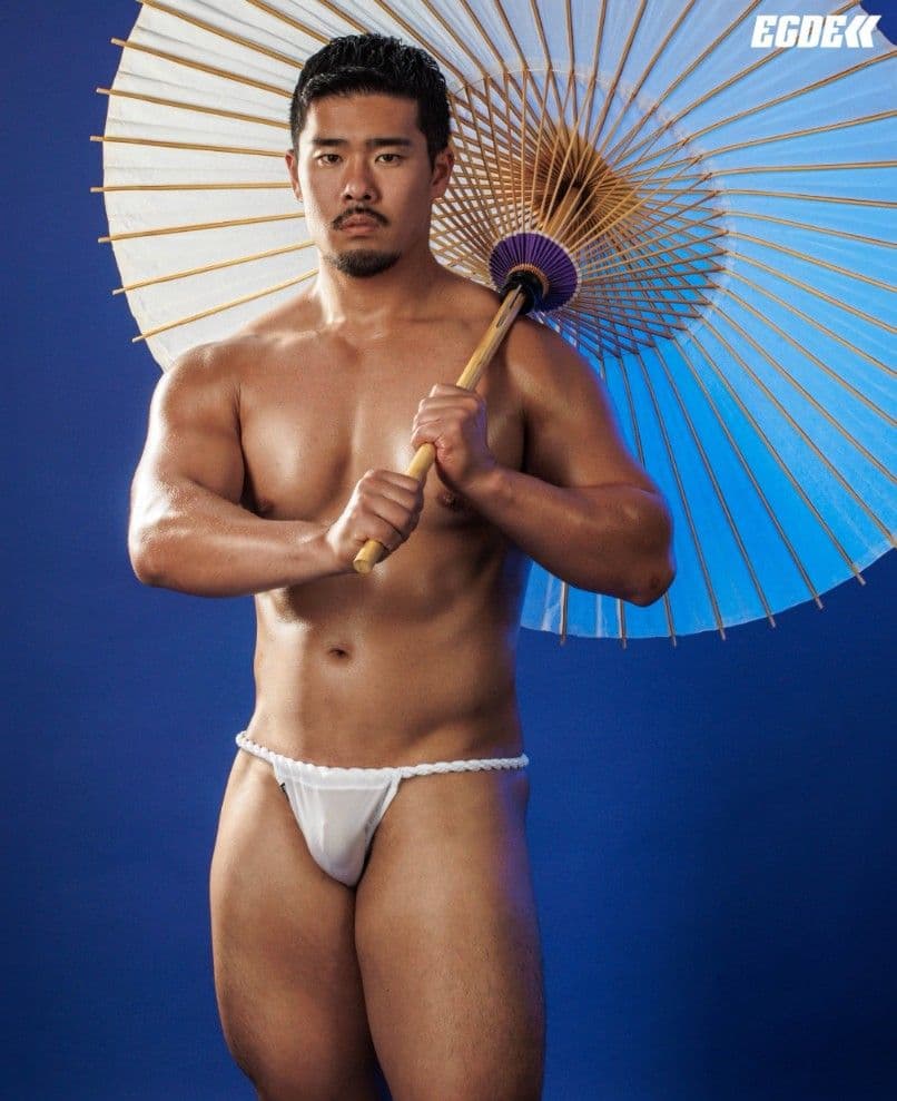 EGDE Eight-Sided Exquisite Modern Black Cat Fundoshi White See-Through Cool Feeling